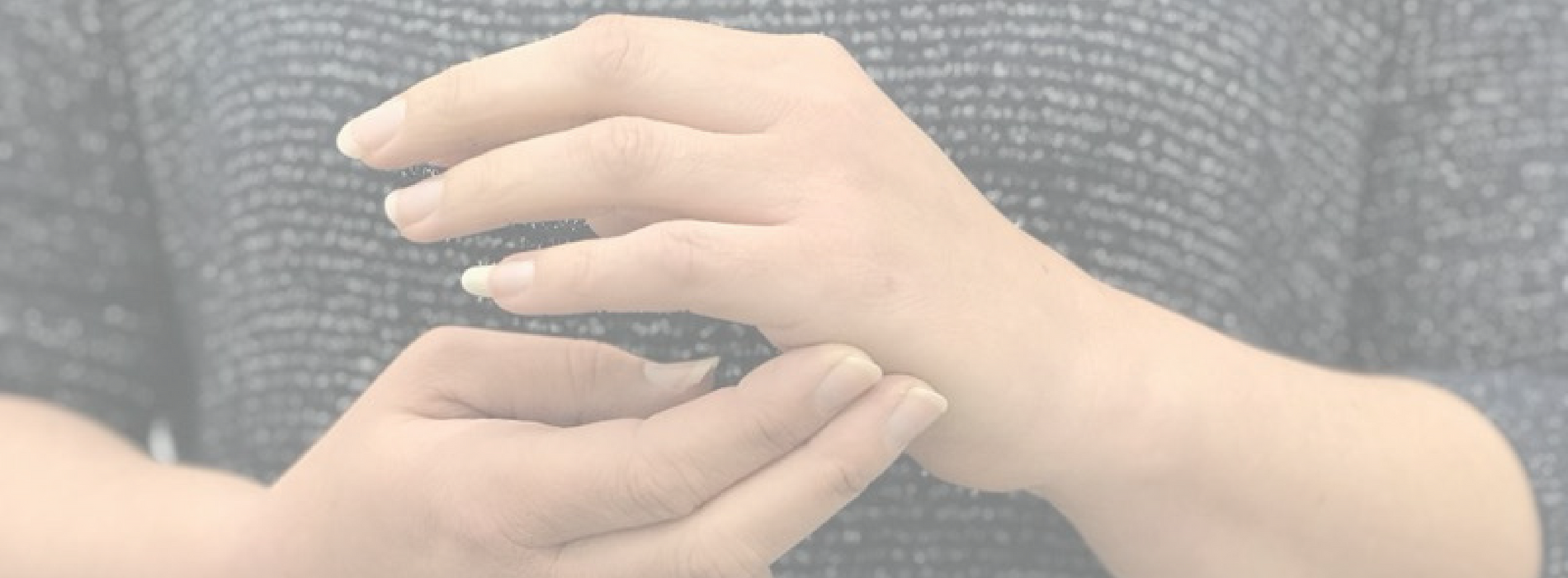 Hands demonstrating tapping points